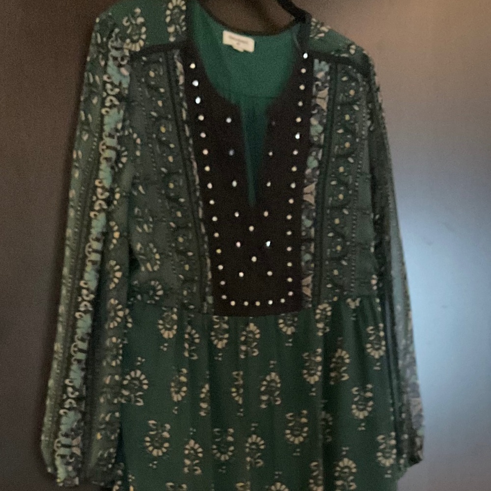 World Market green dress